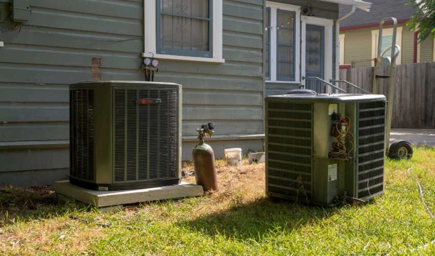 Two air conditioning units